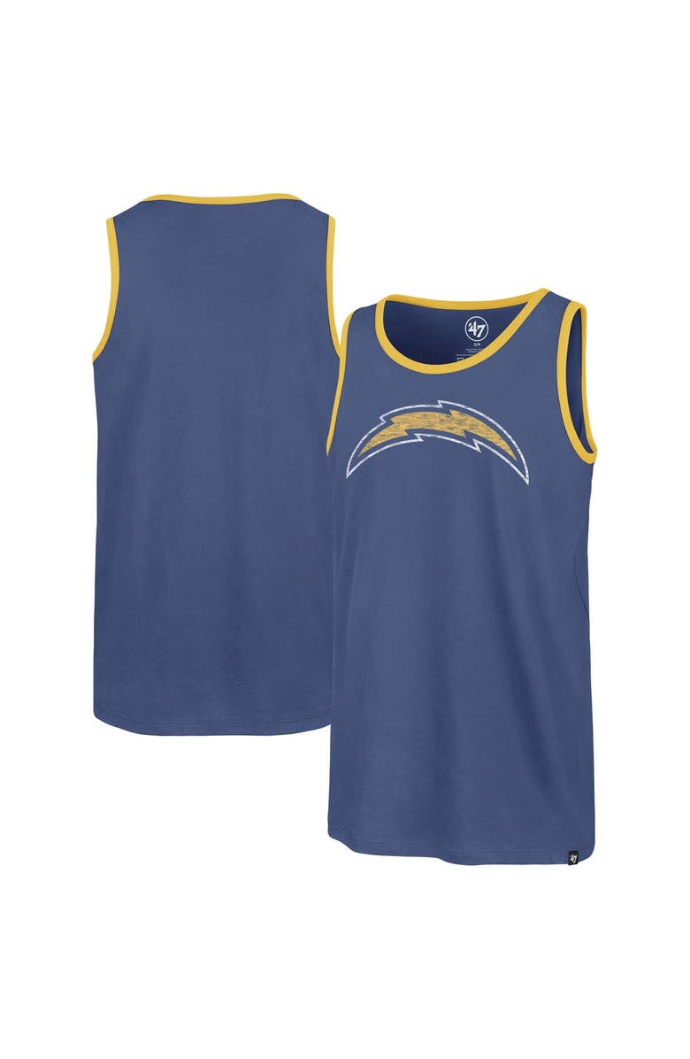 '47 Men's '47 Powder Blue Los Angeles Chargers Premier Franklin Tank Top, Main, color, Powder Blue