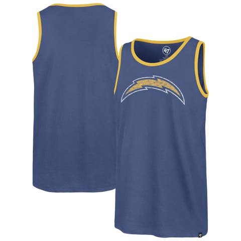 Men's '47  Powder Blue Los Angeles Chargers Premier Franklin Tank Top