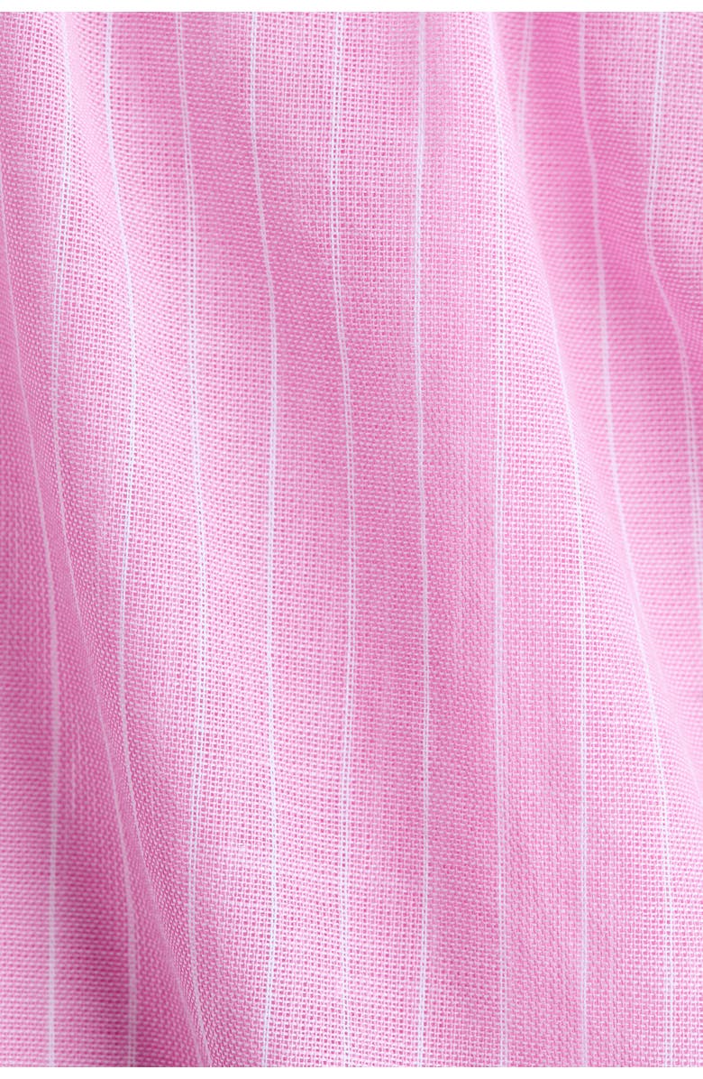 H&M Cotton Beach Shorts, Alternate, color, Pink/Pinstriped