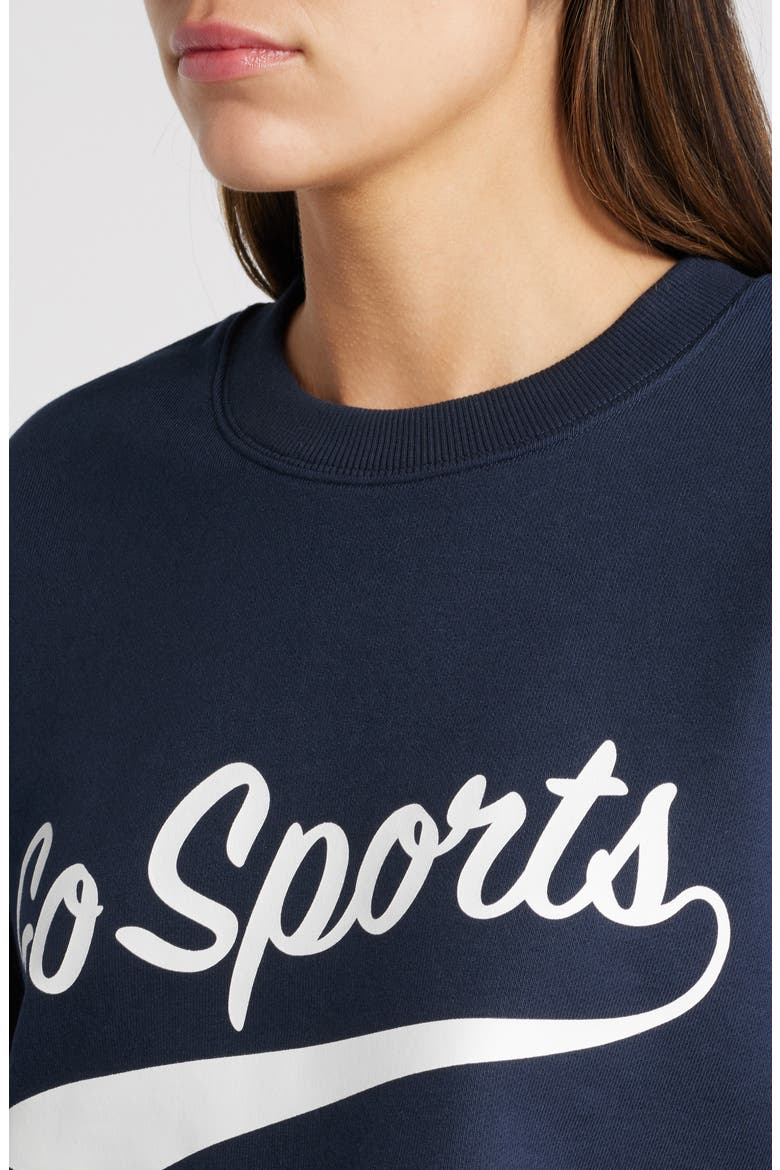 Go Sports Sweatshirt, Alternate, color, NAVY