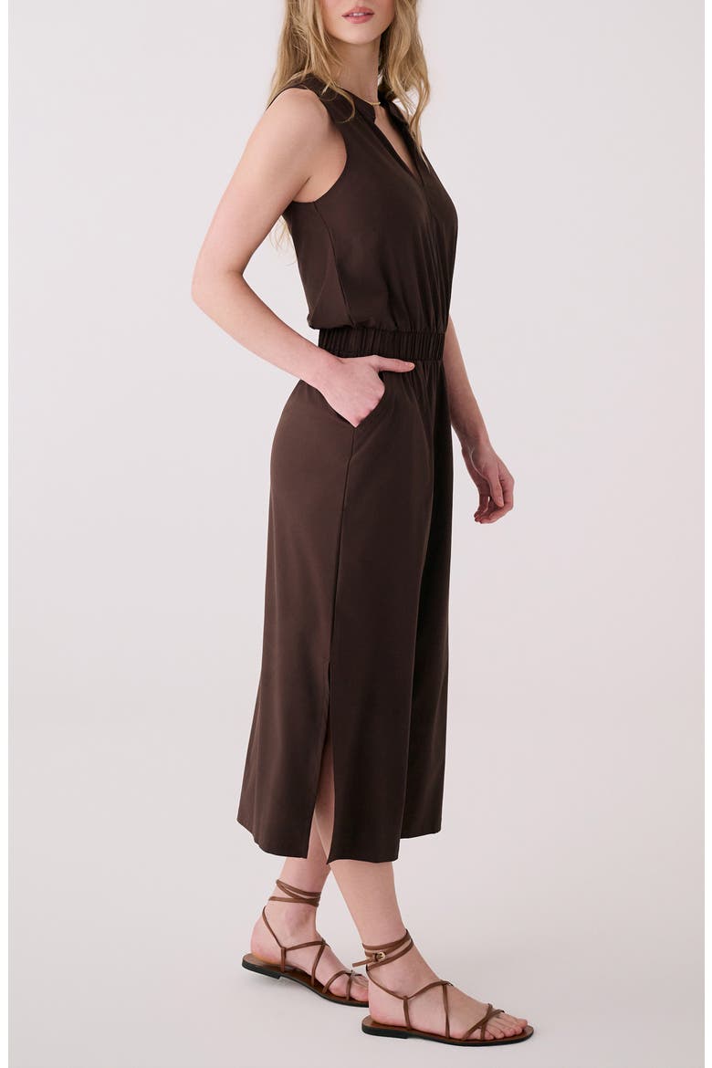 Olivie Midi Dress, Alternate, color, JAVA
