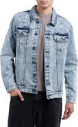 XRAY Slim Washed Denim Jacket