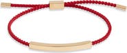 CLIFTON WILSON Braided Slider Bracelet