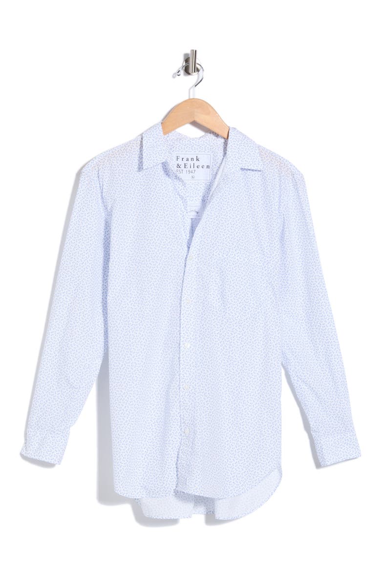 Joedy Boyfriend Button-Up Shirt, Main, color, TINY FLOWERS