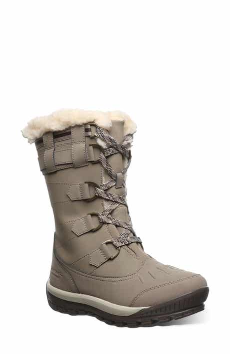 BEARPAW Desdemona Genuine Sheepskin Lined Lace-Up Boot