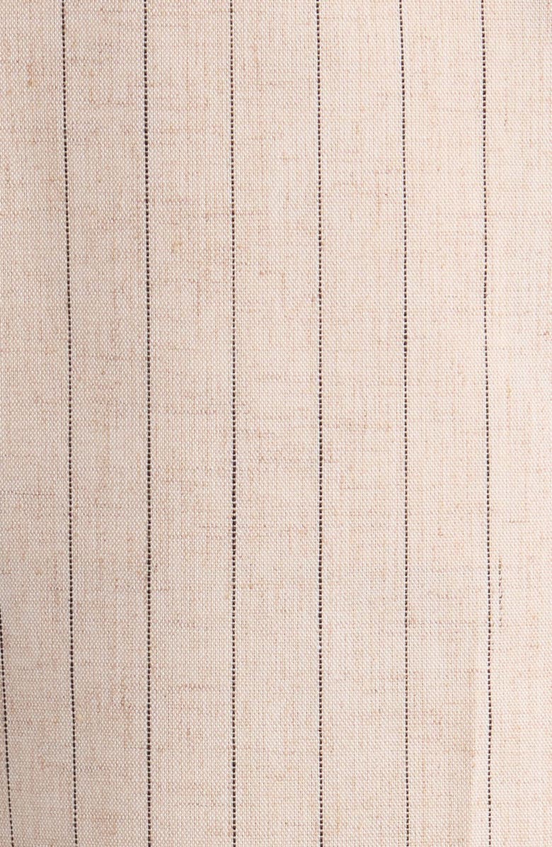 Tahari ASL Pinstripe Wide Leg Pants, Alternate, color, Dune Espresso