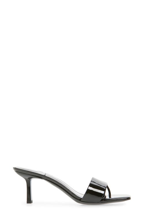 Jeffrey Campbell Capture Slide Sandal In Black Patent