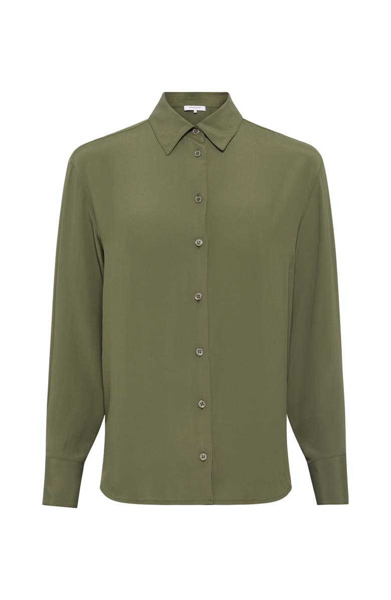 GERARD DAREL Agathe Long Sleeve Shirt, Alternate, color, Medium Khaki