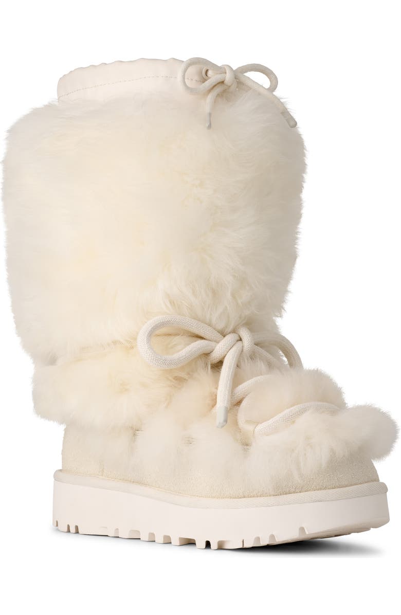 UGG<sup>®</sup> Classic Tall Chalet Boot, Main, color, White