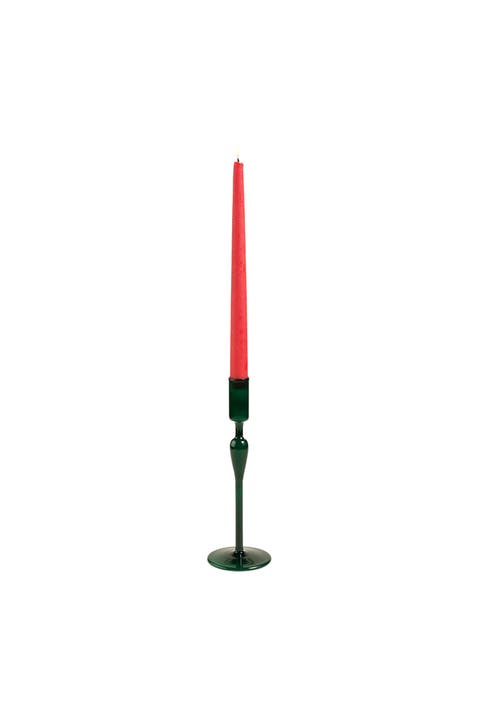 Aravali Glass Candlestick 3.5" x 3.5" x 8.5" Ambient Decor