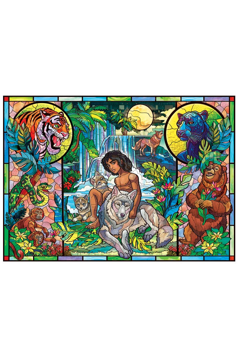 Jungle Book 500 Piece Jigsaw Puzzle, Alternate, color, Multicolor