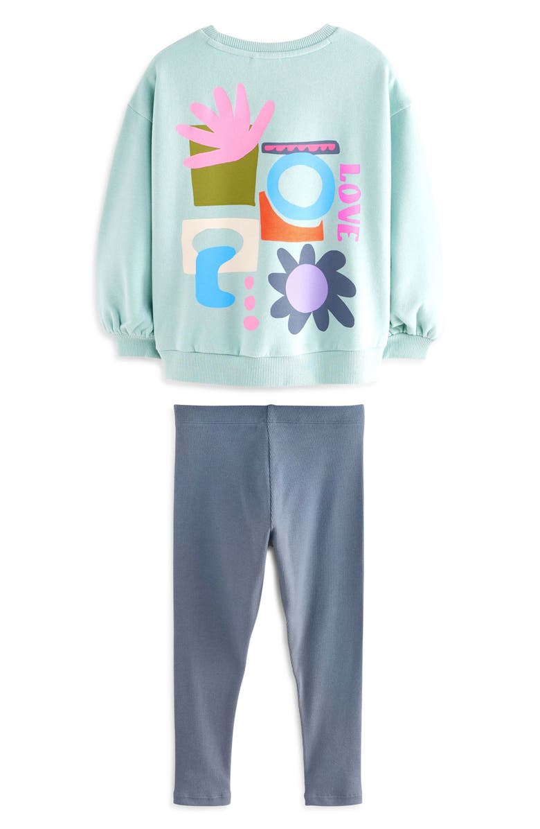 NEXT Kids' Sweatshirt & Leggings Set, Alternate, color,