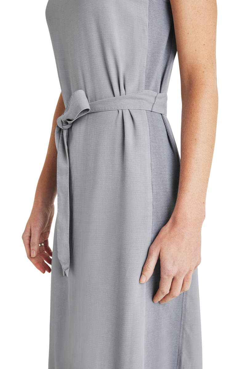 Splendid Tommie Sleeveless Side Rib Midi Dress, Alternate, color, 