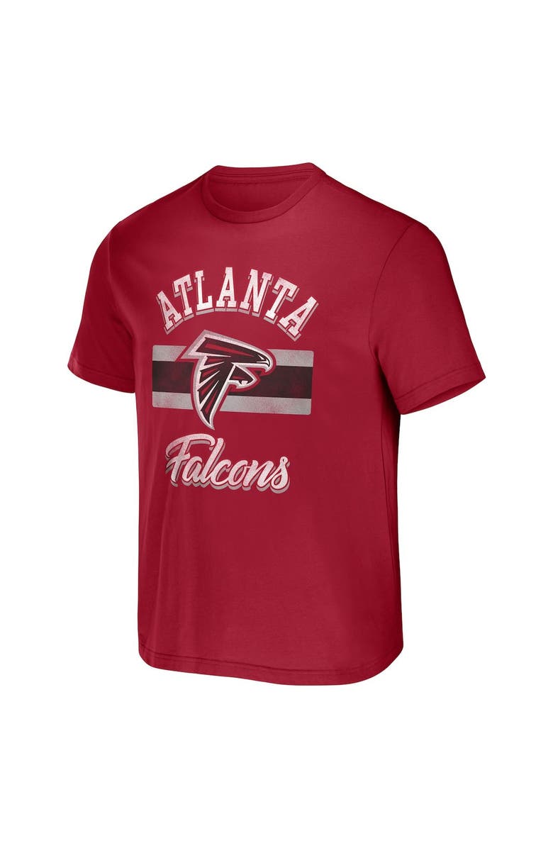NFL X DARIUS RUCKER Men's NFL x Darius Rucker Collection by Fanatics Red Atlanta Falcons Stripe T-Shirt, Alternate, color, 