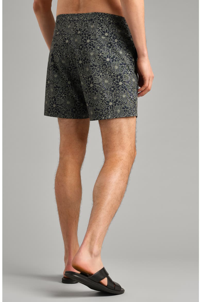 R&R 5.5-Inch Swim Trunks, Alternate, color, TRUE NAVY/GREEN SAGE FLORAL