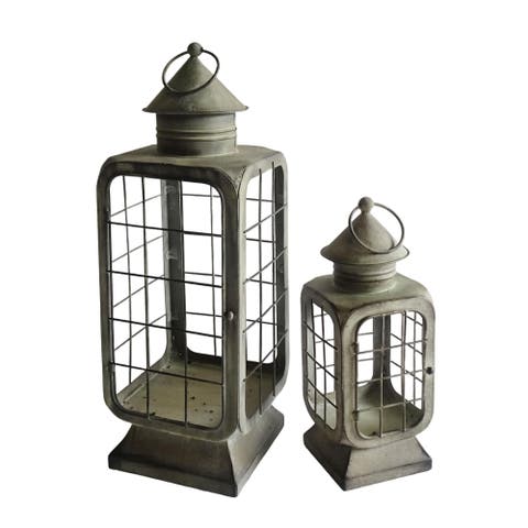 Cage Lanterns Set of 2
