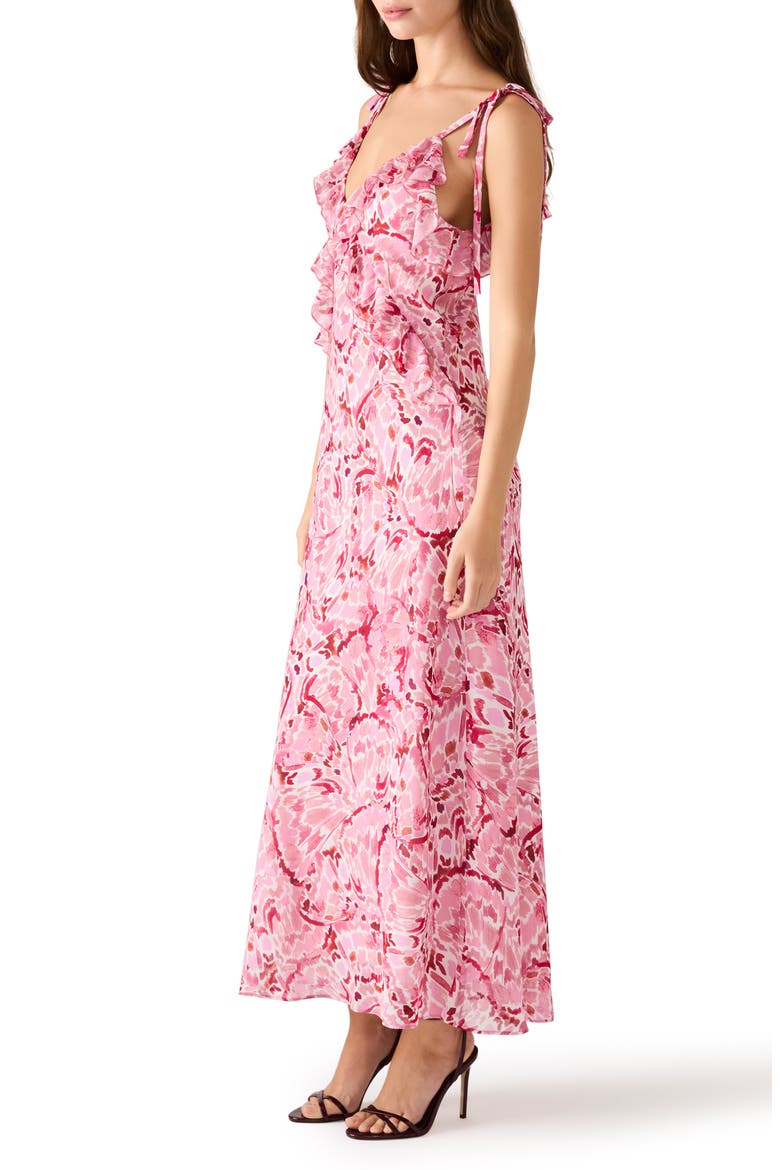 Adalina Maxi Dress, Alternate, color, PINK CHECK