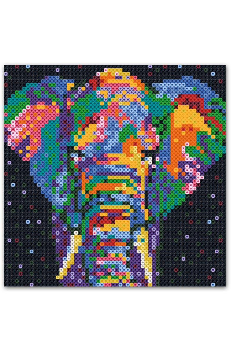 SES Creative Beedz Art Elephant Fantasy Iron on Beads Set, Alternate, color, Multicolored