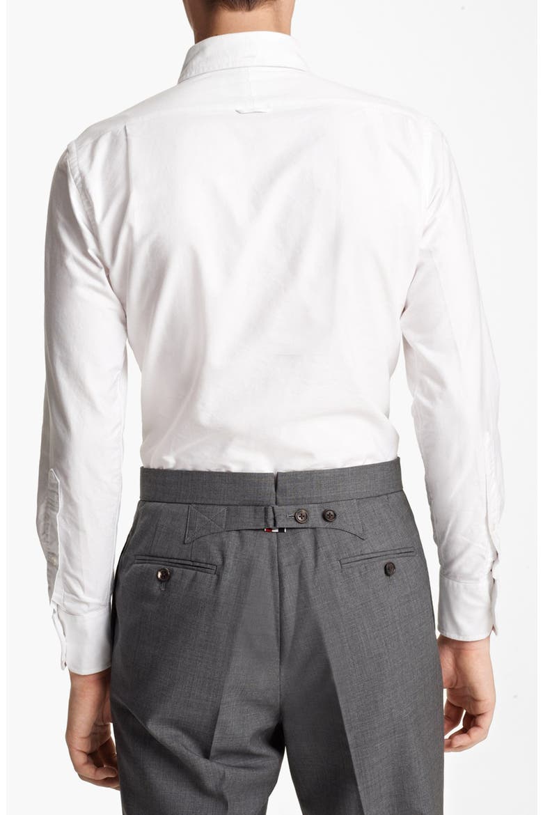 Oxford Shirt with Signature Placket, Alternate, color, WHITE