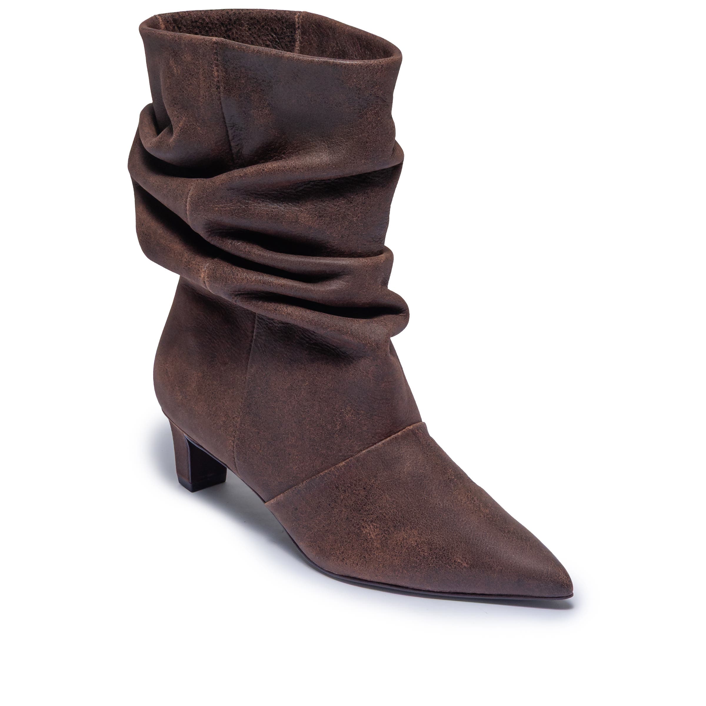 Etta Slouch Bootie, Alternate, color, DARK CHOCOLATE