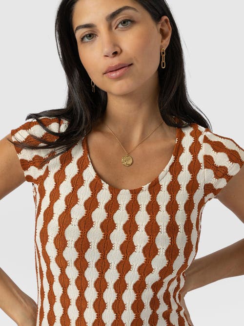 Shop Saint + Sofia Elise Scoop Neck Midaxi Dress
