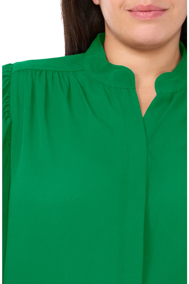 Hidden Placket Shirt, Alternate, color, GREEN