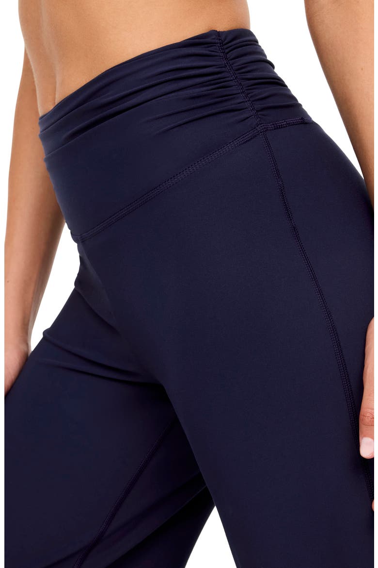 Ruched Wide Leg Pants, Alternate, color, TIMELESS NAVY