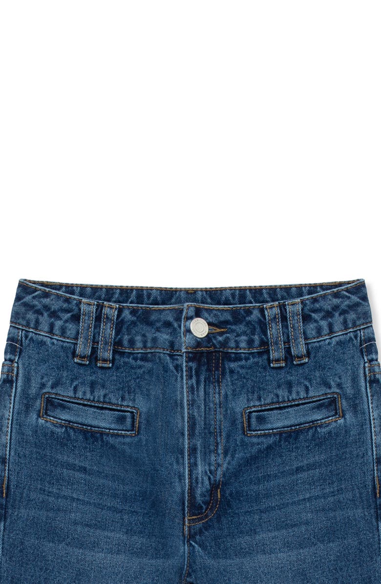 Habitual Kids Kids' Welt Pocket Mid Rise Wide Leg Jeans, Alternate, color, 