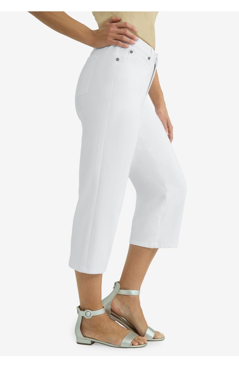 Jessica London True Fit Straight Leg Crop Jean, Alternate, color, 