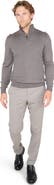 Lords of Harlech Quest Fully Fashioned Quarter-zip Merino Sweater