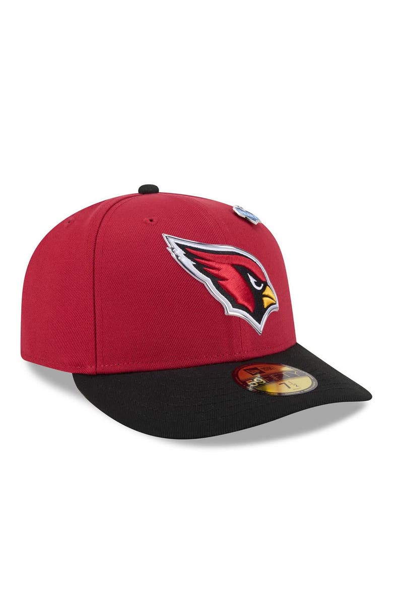 New Era Men's New Era  Cardinal/Black Arizona Cardinals 2026 NFL Draft Pre-Curved 59FIFTY Fitted Hat, Alternate, color, Cardinal
