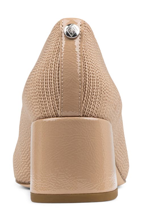 Donald Pliner Square Toe Pump In Neutral