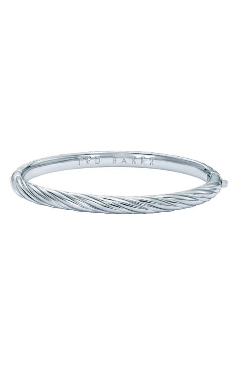 Melissa Metal Twist Hinged Bangle