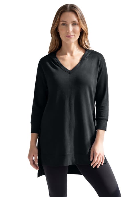 French Terry Tunic Hoodie (Plus)