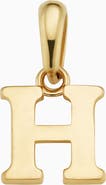 Oradina 14K Gold My Letter Initial Pendant Charm