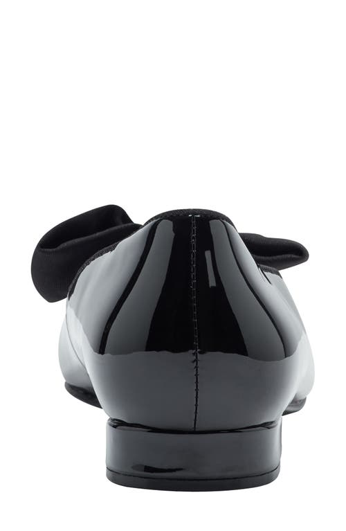Bandolino Auggie Bow Flat In Black