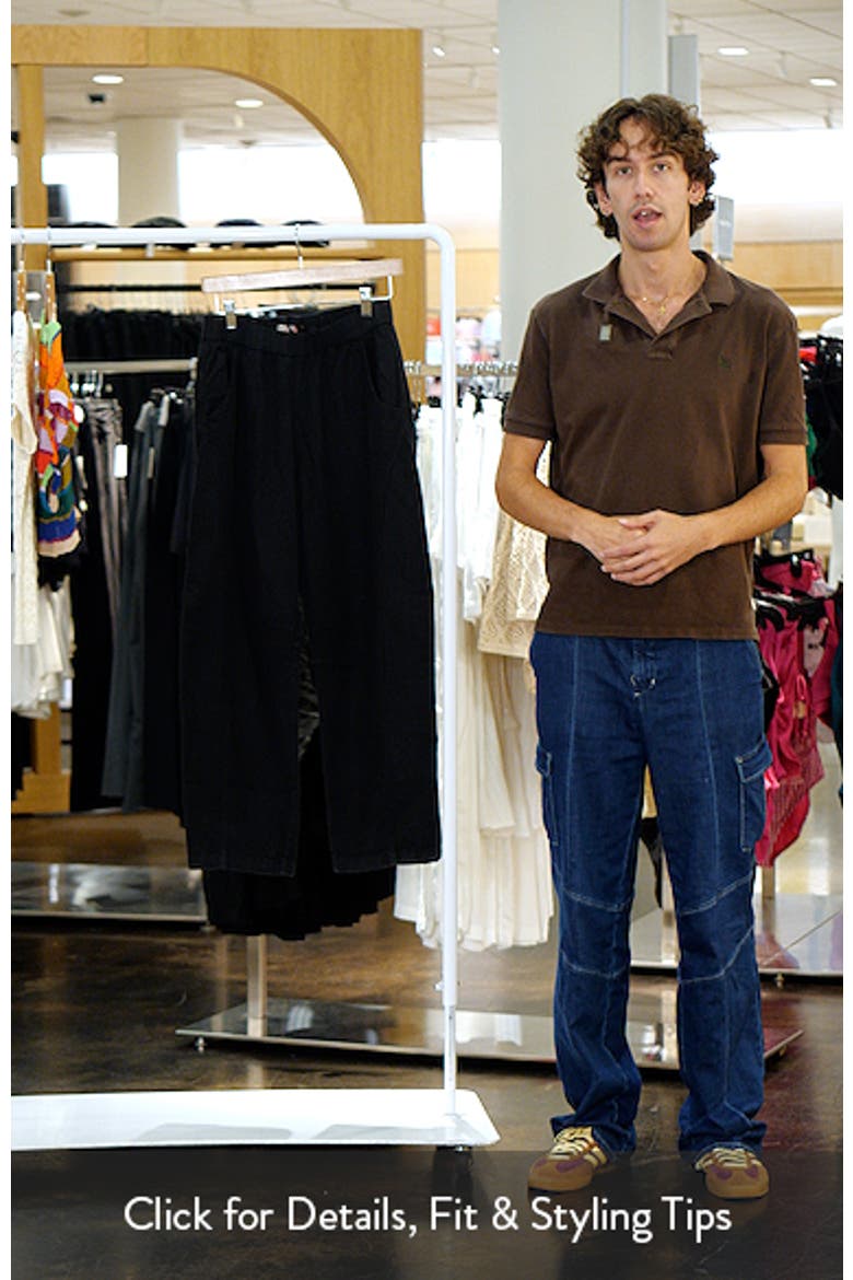 Pull-On Barrel Leg Twill Pants video