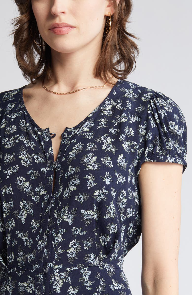 Treasure & Bond Floral Woven Maxi Dress, Alternate, color,