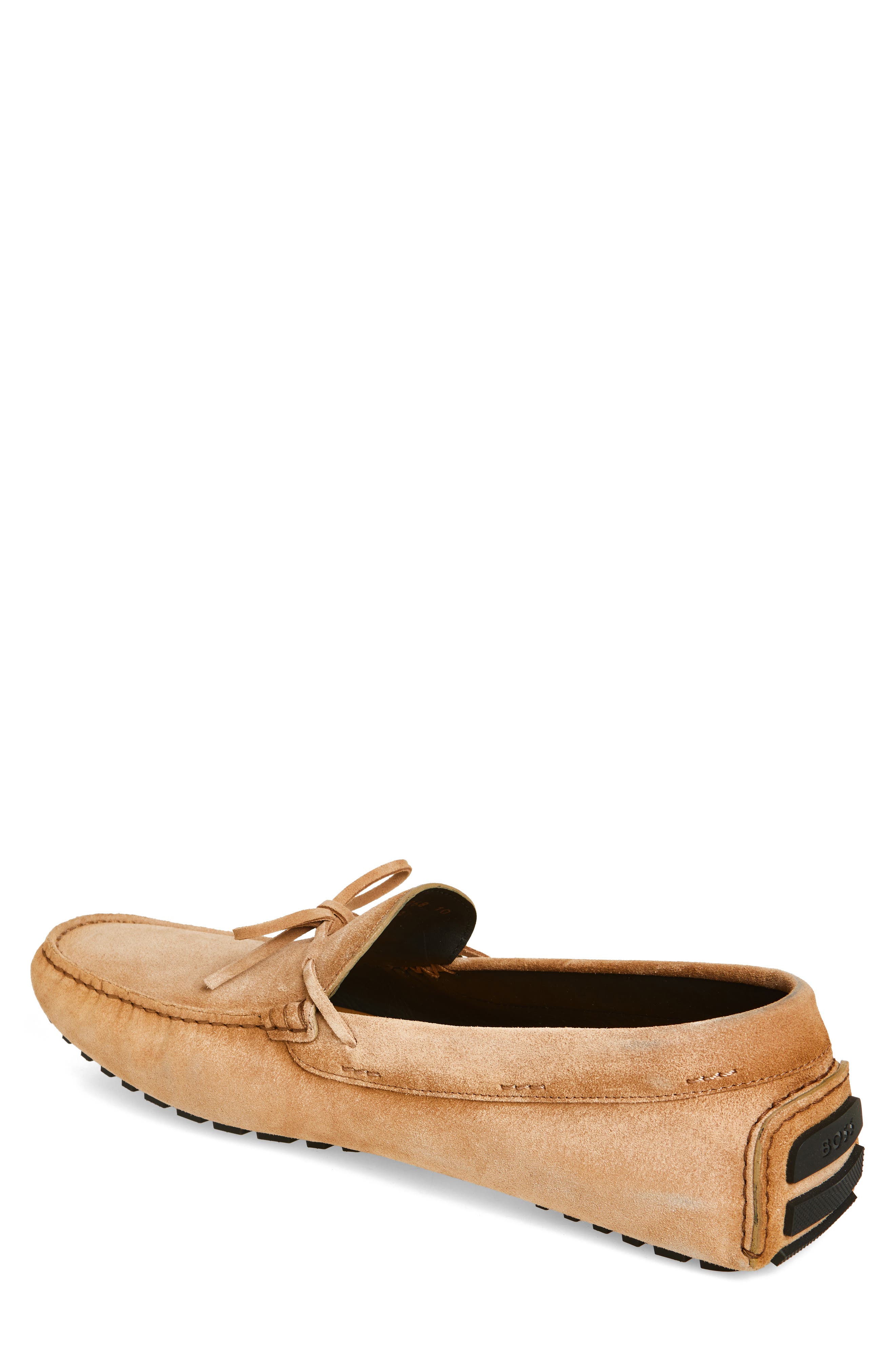 BOSS Driving Loafer, Alternate, color, Medium Beige