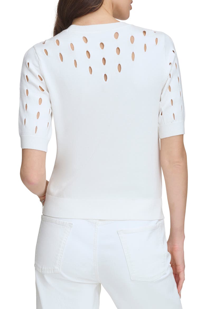 Cutout Detail Sweater, Alternate, color, IVORY