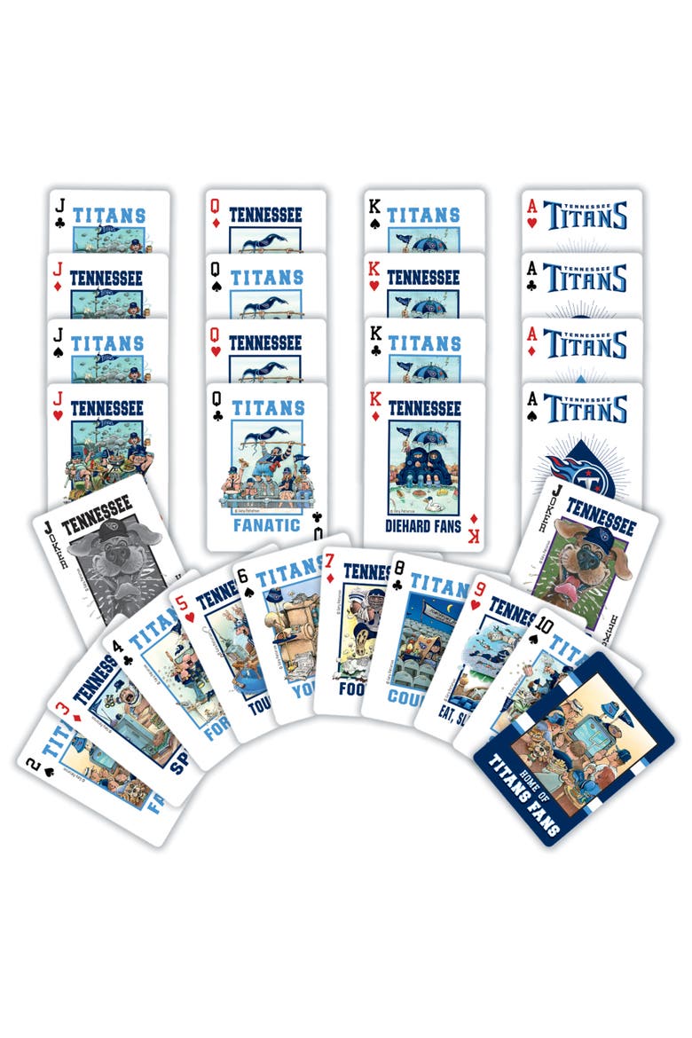 Tennessee Titans Fan Deck Playing Cards, Alternate, color, Multicolor