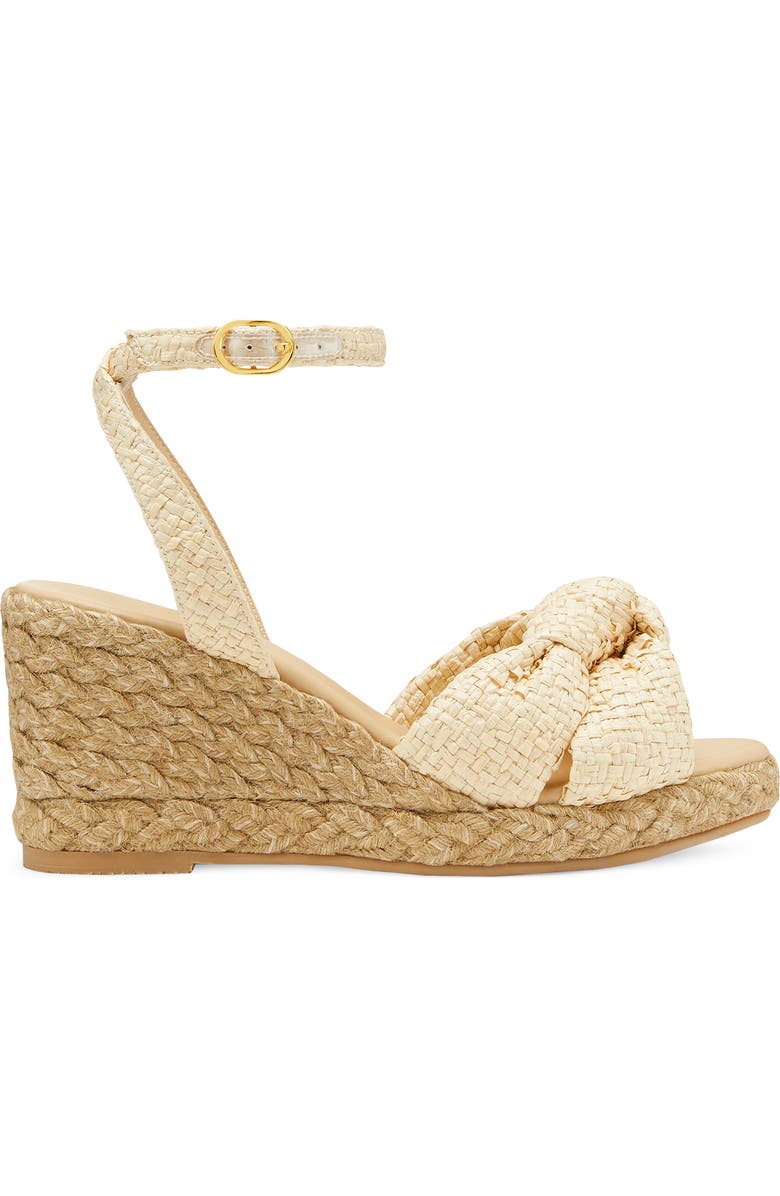 Stuart Weitzman Playa Espadrille Knot Wedge Sandal, Alternate, color,