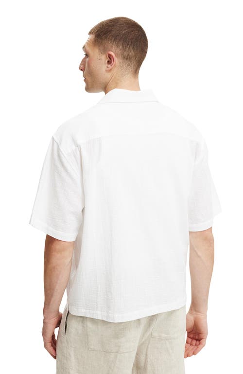 COTTON ON RIVIERA BOX FIT SHORT SLEEVE SHIRT