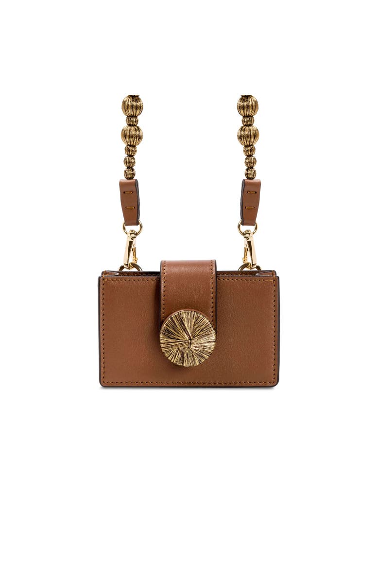 Alessa Camello Card Holder, Alternate, color, Camello