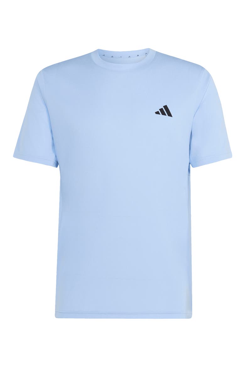 Essentials Crewneck T-Shirt, Main, color, GLOW BLUE