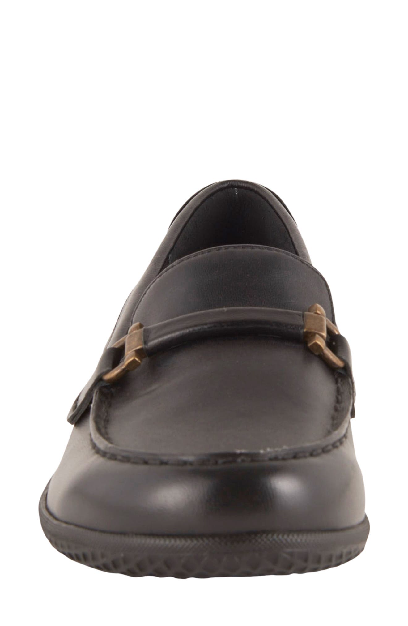 Castle Loafer, Alternate, color, BLACK