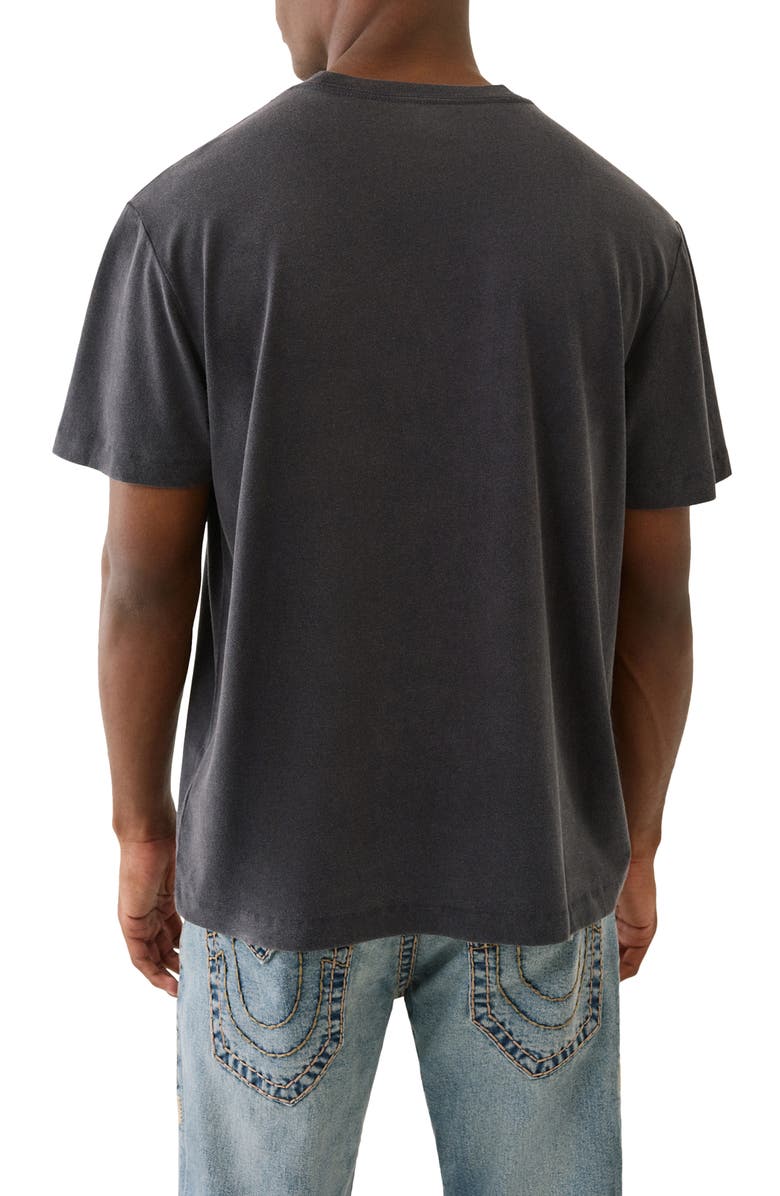 True Religion MFG Tiger Cotton Graphic T-Shirt, Alternate, color, Jet Black