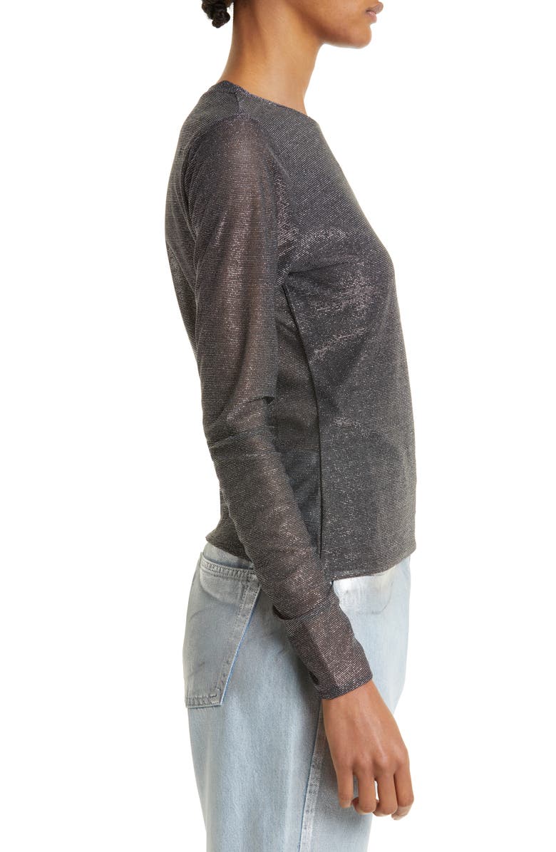 Ted Baker London Genini Glitsy Metallic Top, Alternate, color, 