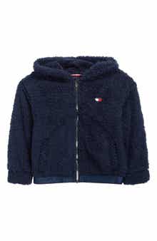 Tommy Hilfiger Kids' Minky Faux Fur Hooded Jacket