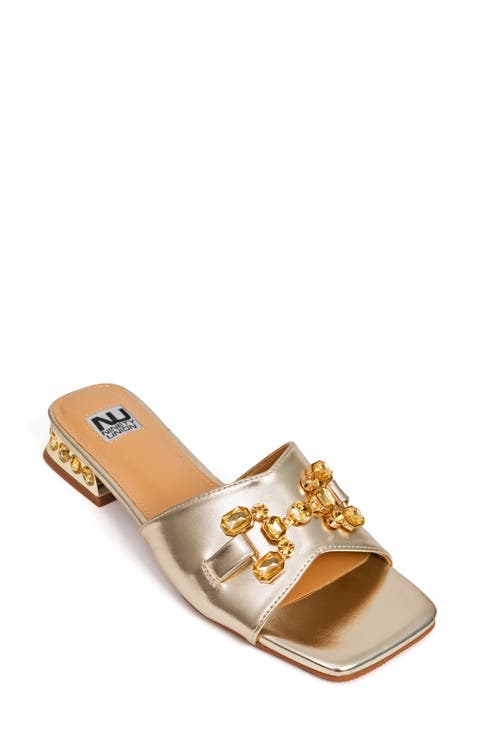 Charm Crystal Embellished Sandal (Women)